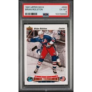 1991 Upper Deck #699 Brian Rolston RC PSA 6 Ex-Mt United States - Pop 1
